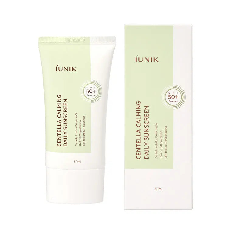 iUNIK Centella Calming Daily Sunscreen, tube met doosje