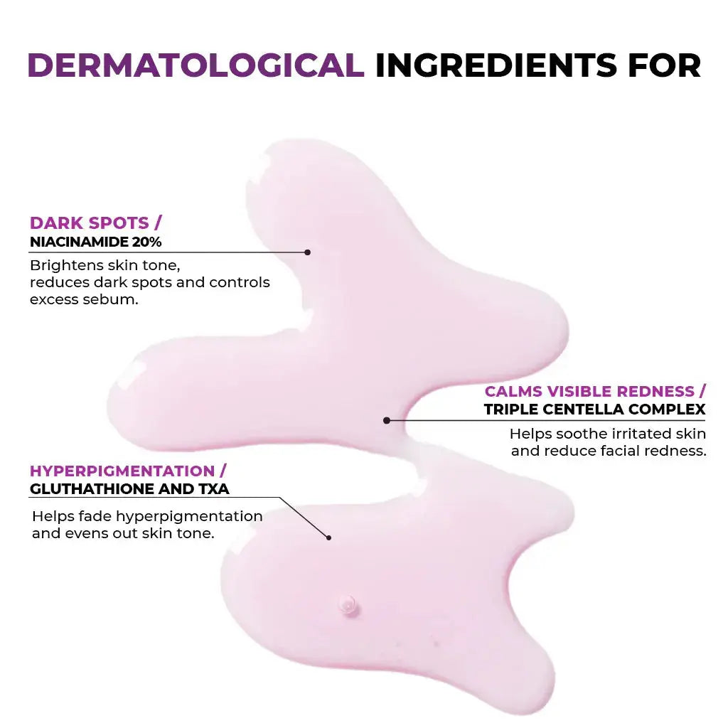 JUMISO Niacinamide 20% Serum met niacinamide, glutathion, tranexaminezuur en drievoudig centellacomplex