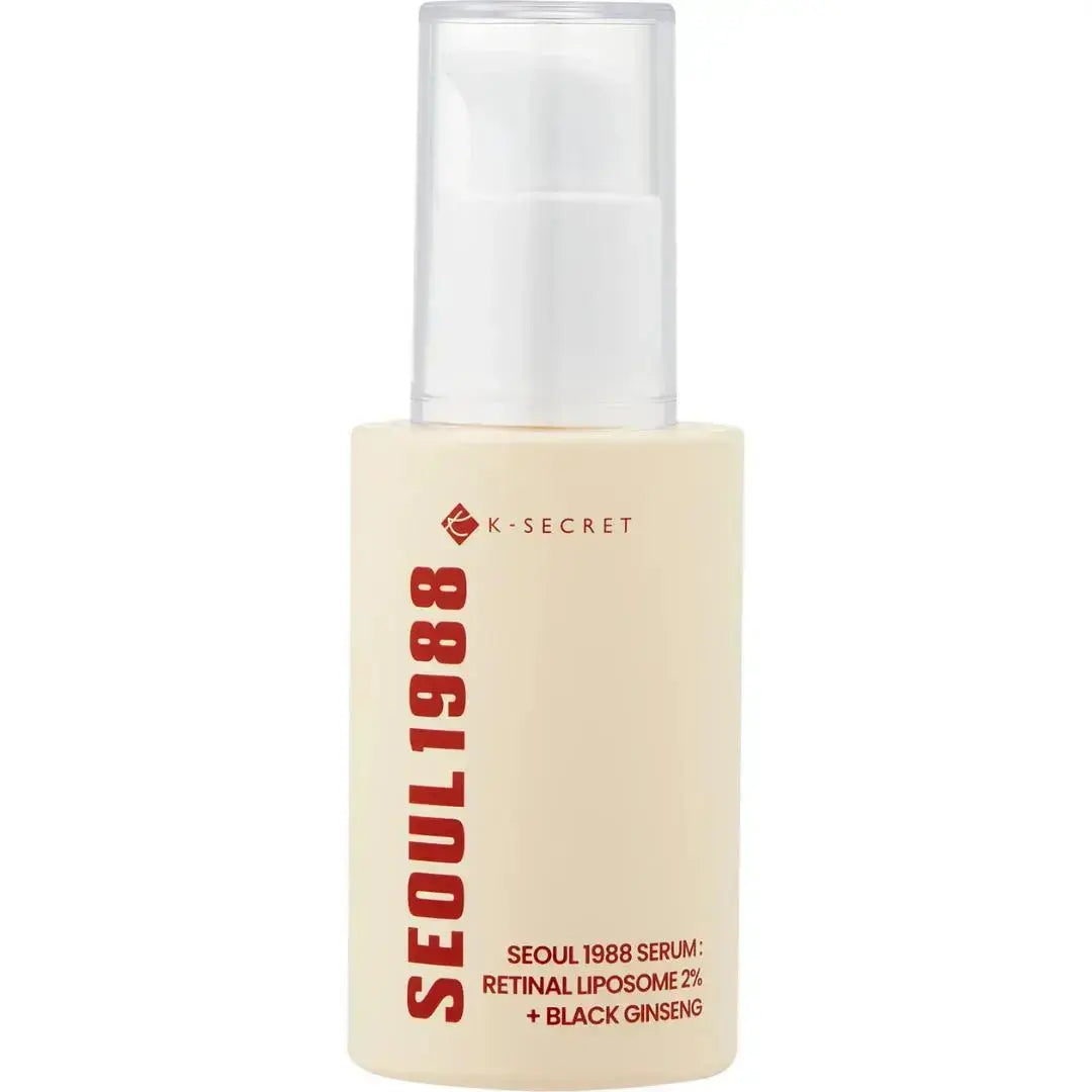K-SECRET SEOUL 1988 Serum: Retinal Liposome 2% + Black Ginseng 30 ml in pompflacon
