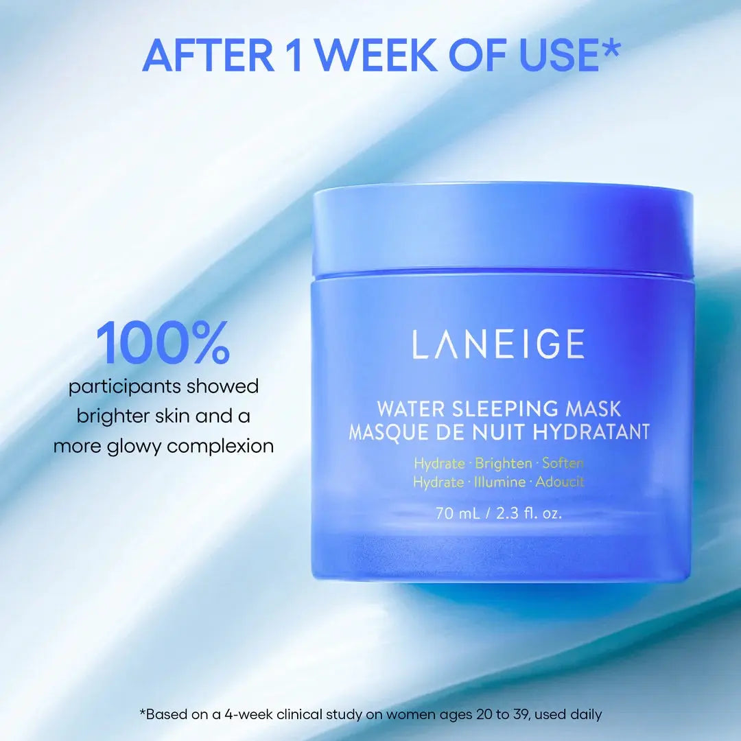 LANEIGE Water Sleeping Mask, volgens het merk 100% een stralendere huid na 1 week