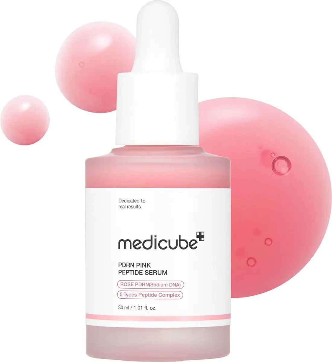 Medicube PDRN Pink Peptide Serum met PDRN (natrium-DNA) en 3 soorten peptiden