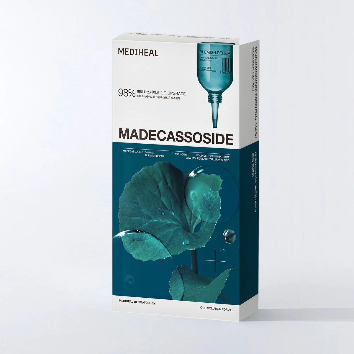 Doos met tien Mediheal Madecassoside sheet maskers