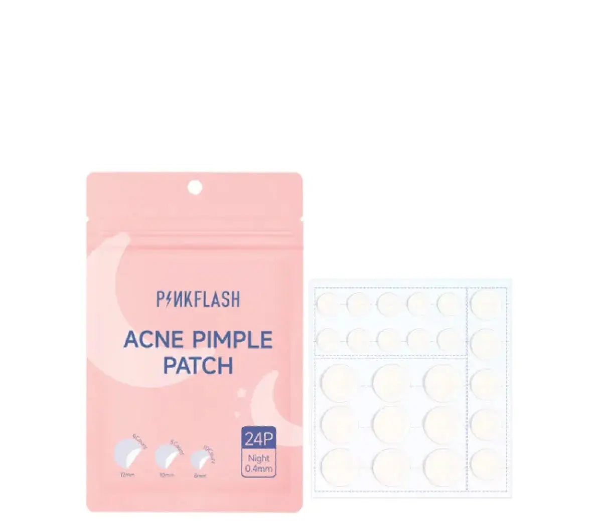 PINKFLASH Acne Pimple Day Patch, zakje met puistjespleisters