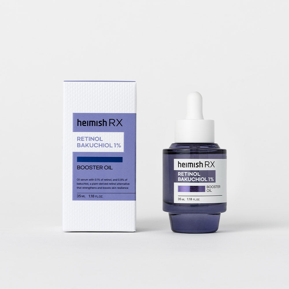 heimish Rx Retinol Bakuchiol Booster Oil 35ml met verpakkingsdoos