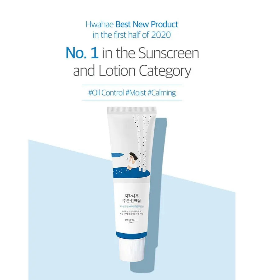 Round Lab Birch Juice Moisturizing Sun Cream SPF50+ PA++++, nummer 1 bij Hwahae in de categorie zonnebrand