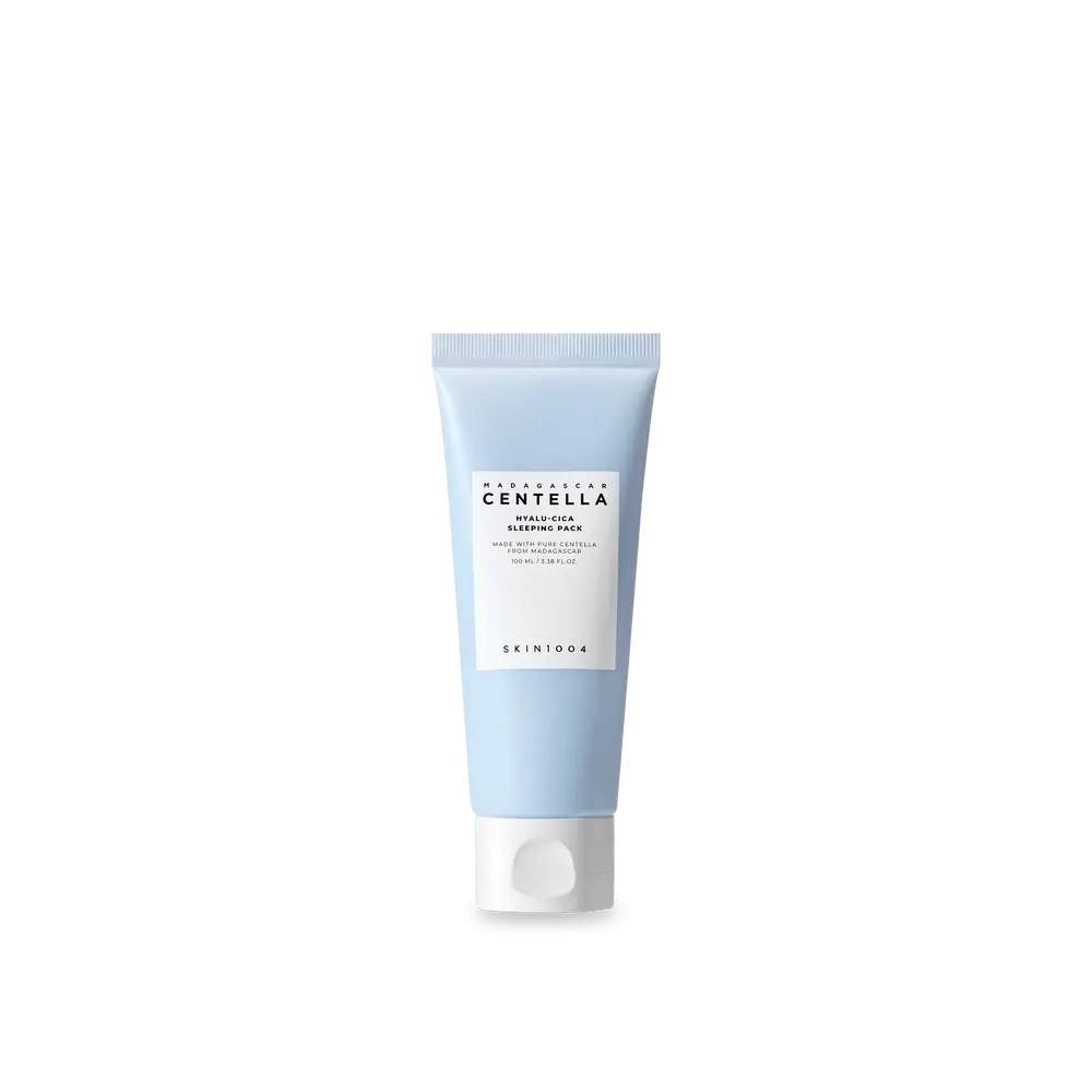 SKIN1004 Madagascar Centella Hyalu-Cica Sleeping Pack 100ml, lichtblauwe tube