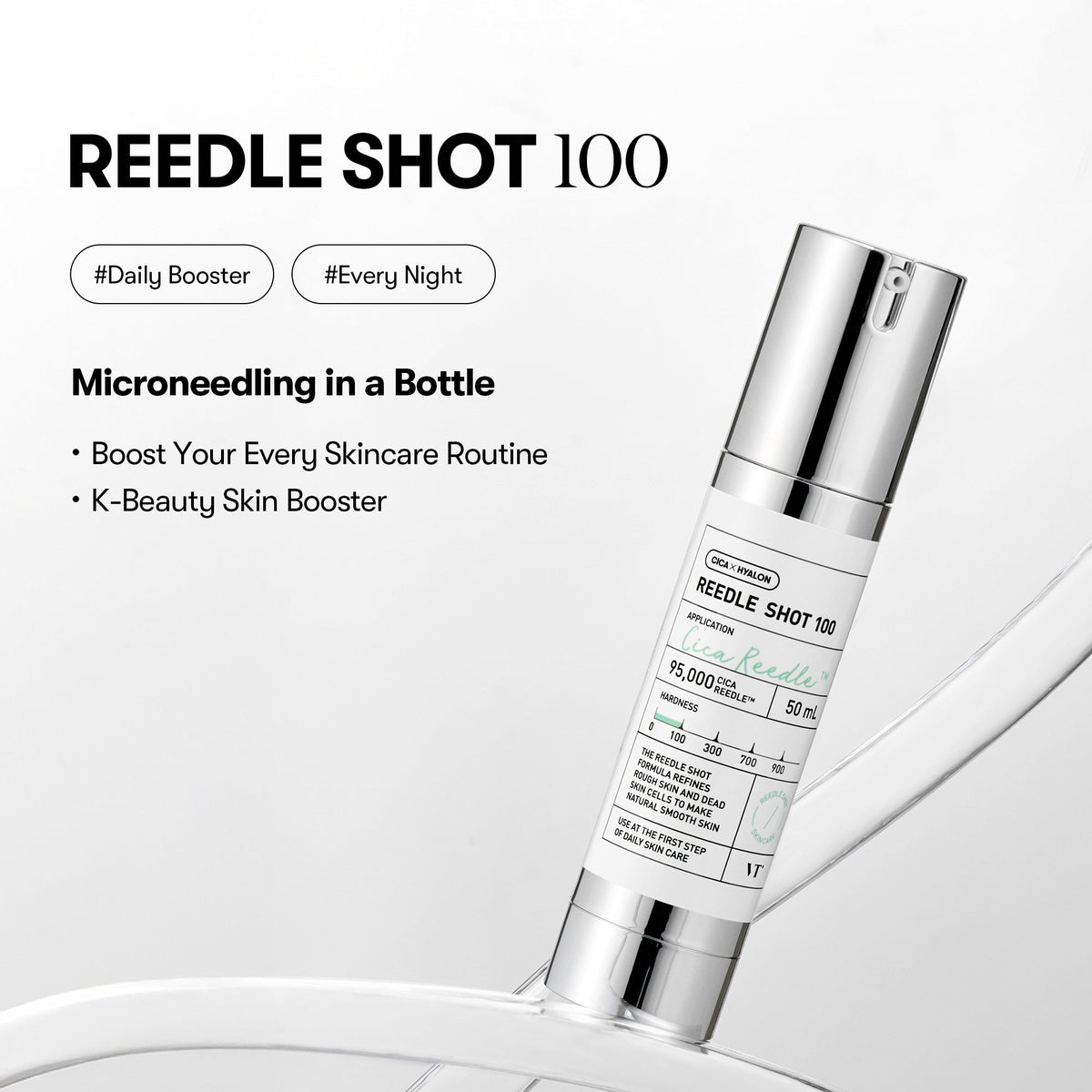 VT Cosmetics VT Reedle Shot 100, microneedling in een flacon voor dagelijks gebruik