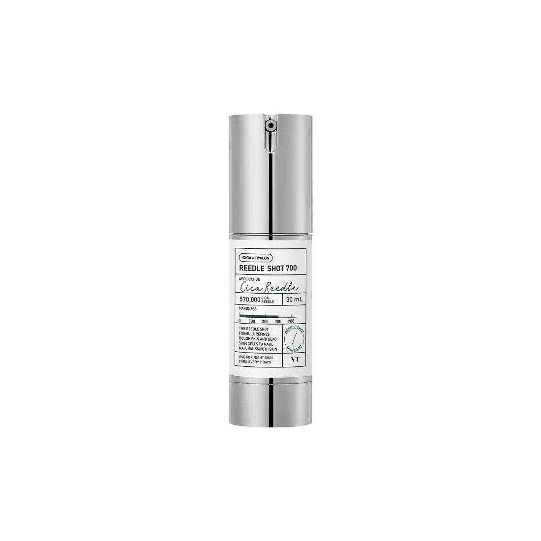 VT Cosmetics VT Reedle Shot 700 30 ml in zilveren pompflacon